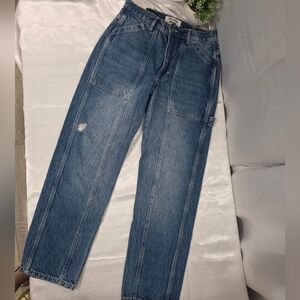 Reformation Relaxed Fit Blue Jeans